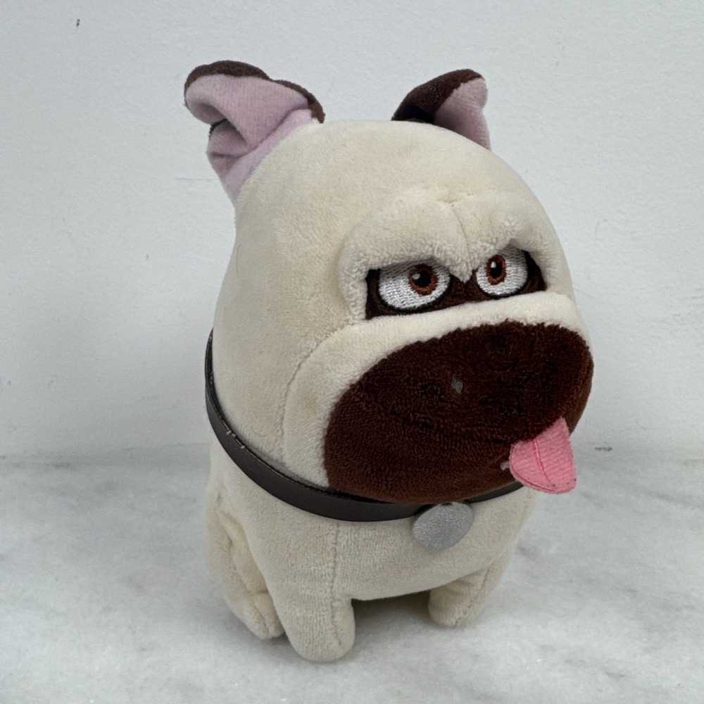 TY Secret Life of Pets Mel The Pug Dog 7" Plush Stuffed Animal Toy